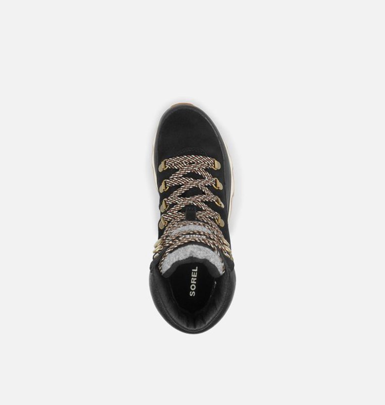 Womens Lace-Up Boots Black - Sorel Kinetic™ Conquest Low - 802-XPJIOF